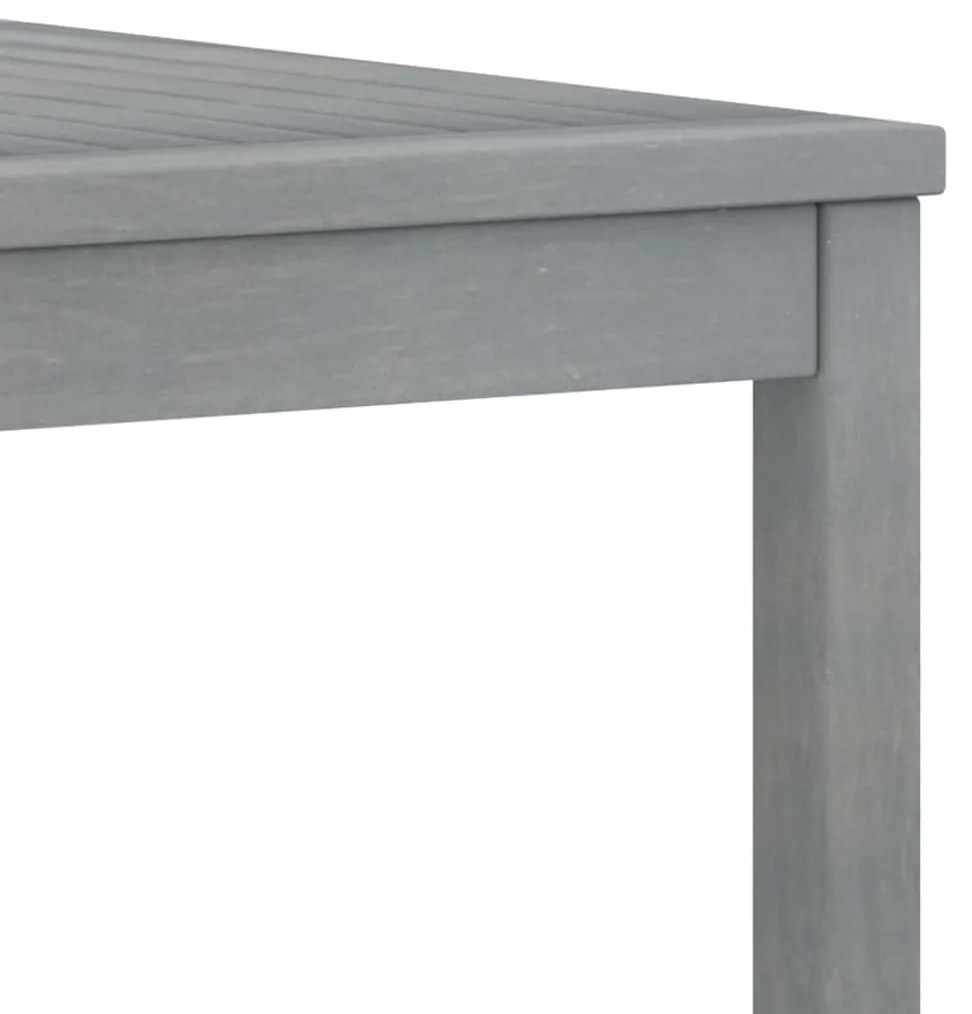 Mesa de centro 100x50x33 cm madeira de acácia maciça cinzento
