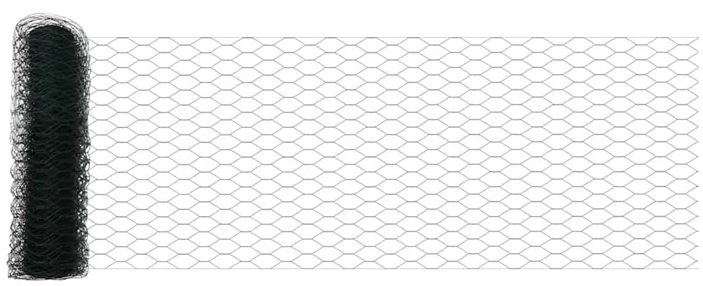 Cerca Hexagonal Verde 0.8 x 25 m Aço
