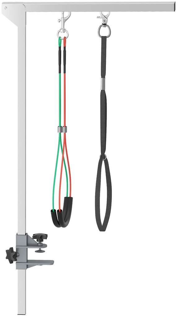 Pawhut Braço Dobrável em Aço Inoxidável para Mesa de Tosquia para Animais de Estimação Altura Ajustável Máx. 74 cm | Aosom Portugal