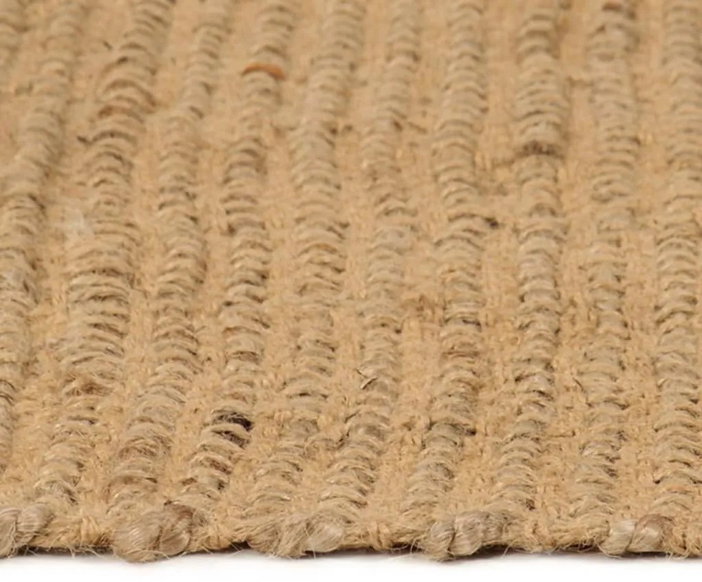 Tapete retangular natural 160x230 cm juta