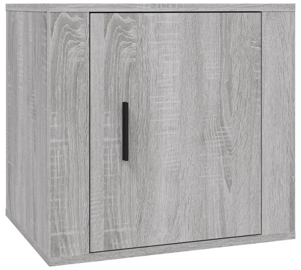 Mesas de cabeceira 2 pcs 50x39x47 cm sonoma cinzento