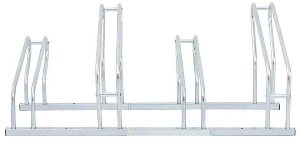 Suporte independente para 4 bicicletas aço galvanizado