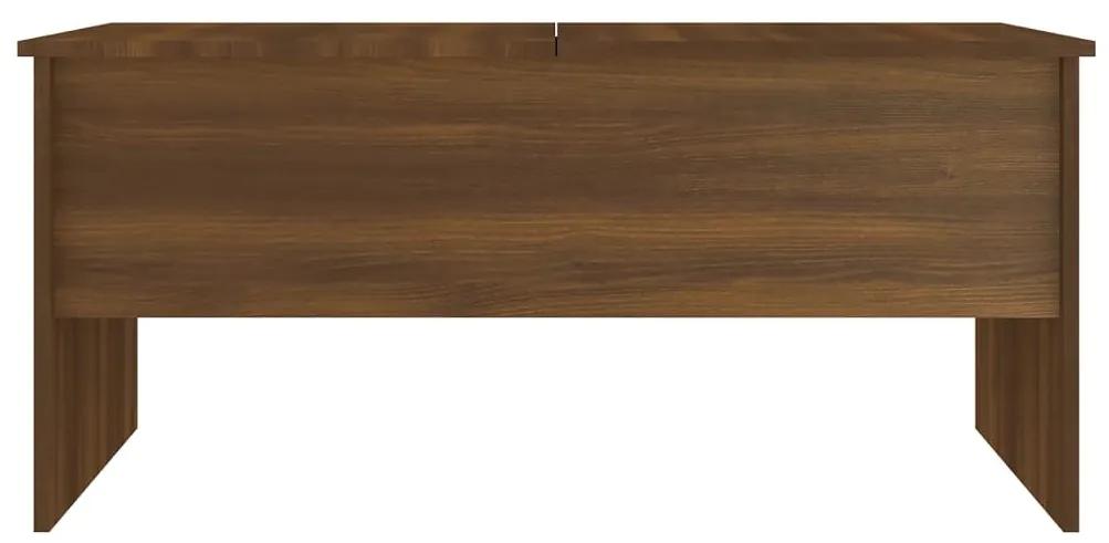 Mesa centro 102x50,5x46,5 madeira processada carvalho castanho