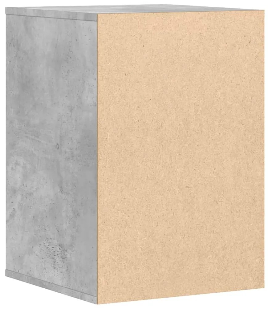 Cómoda com 3 Gavetas - 40x41x58 cm derivados de madeira - cinzento cim
