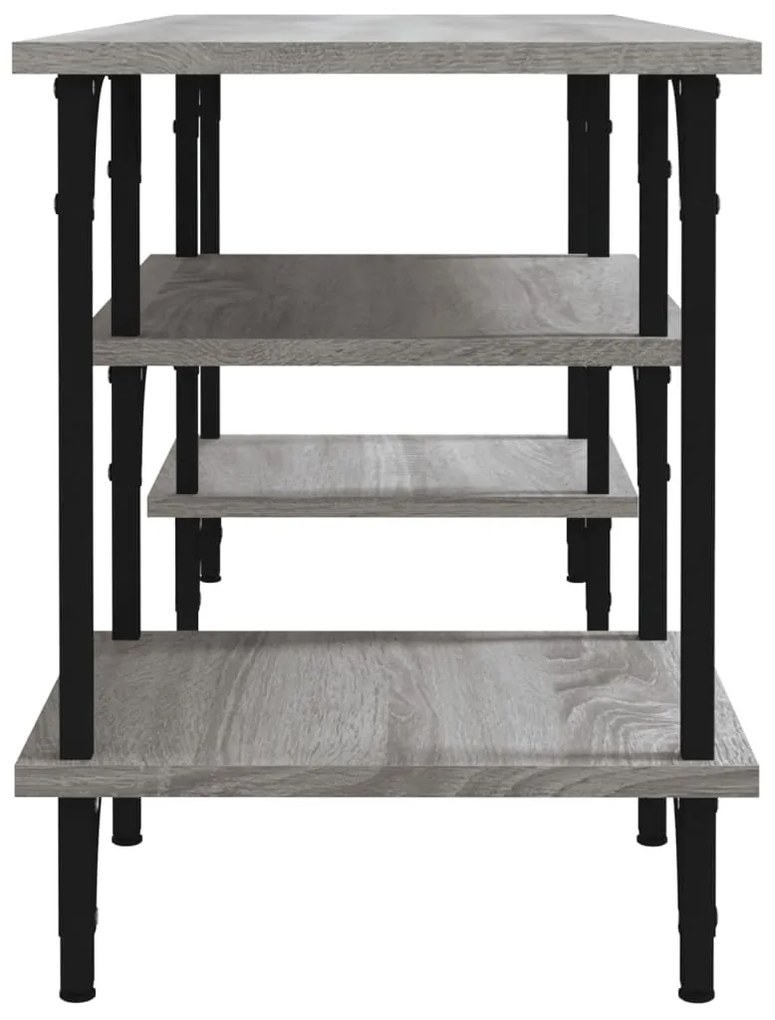Móvel para TV 102x35x45,5 cm derivados madeira cinzento sonoma