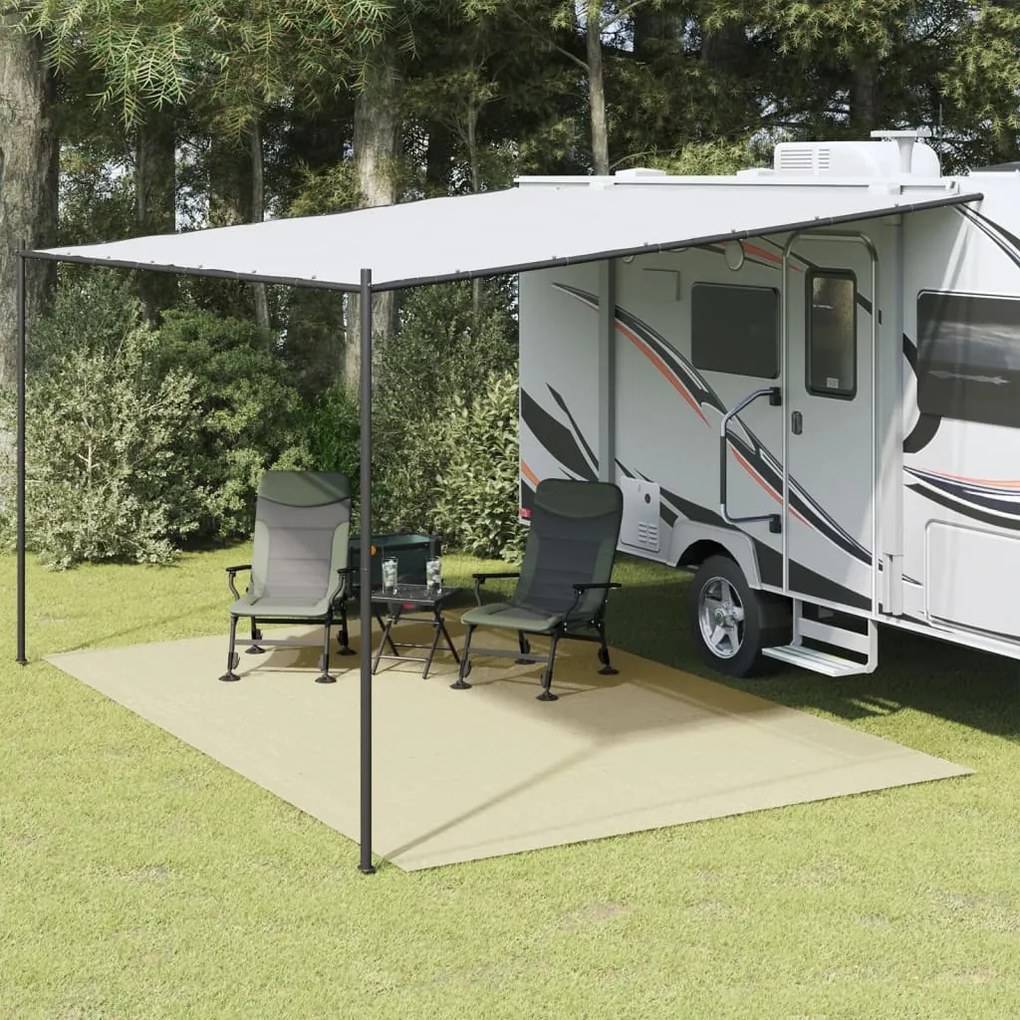 vidaXL Tenda tapete 5x3 m creme