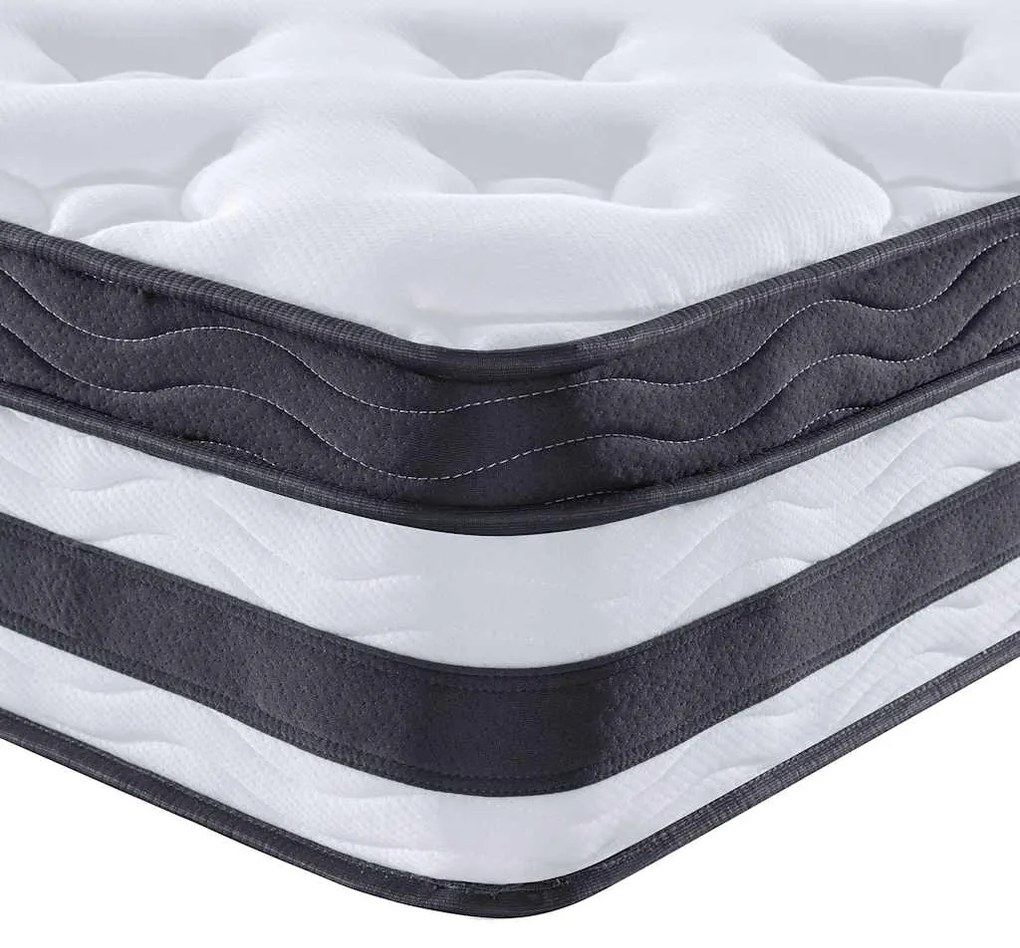 Colchão de molas ensacadas médio 200x200 cm