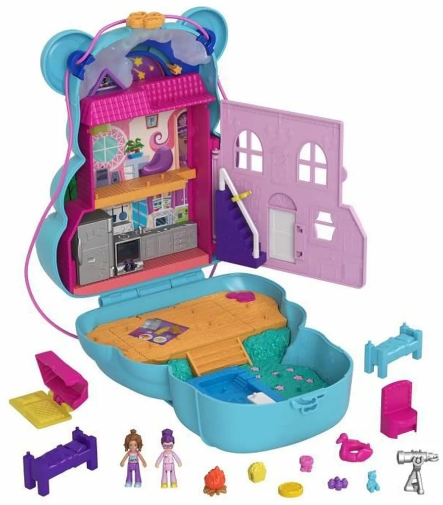 Playset Polly Pocket Surprise Bear Bag Bolsa Urso + 4 Anos