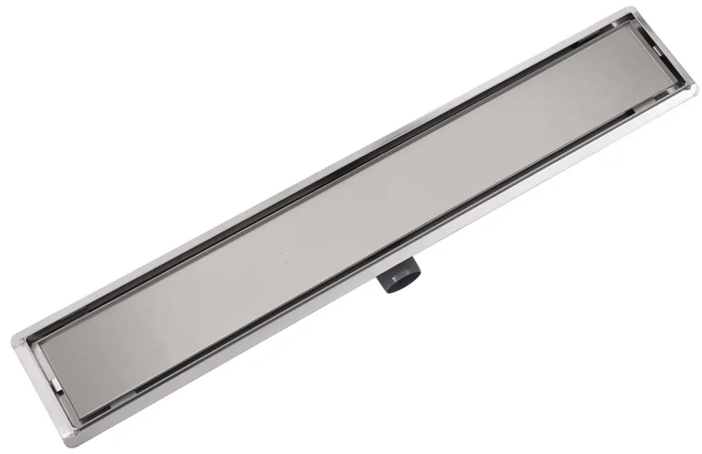 Dreno de chuveiro linear 830x140 mm aço inoxidável