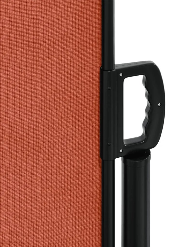 Toldo lateral retrátil 180x1200 cm terracotta