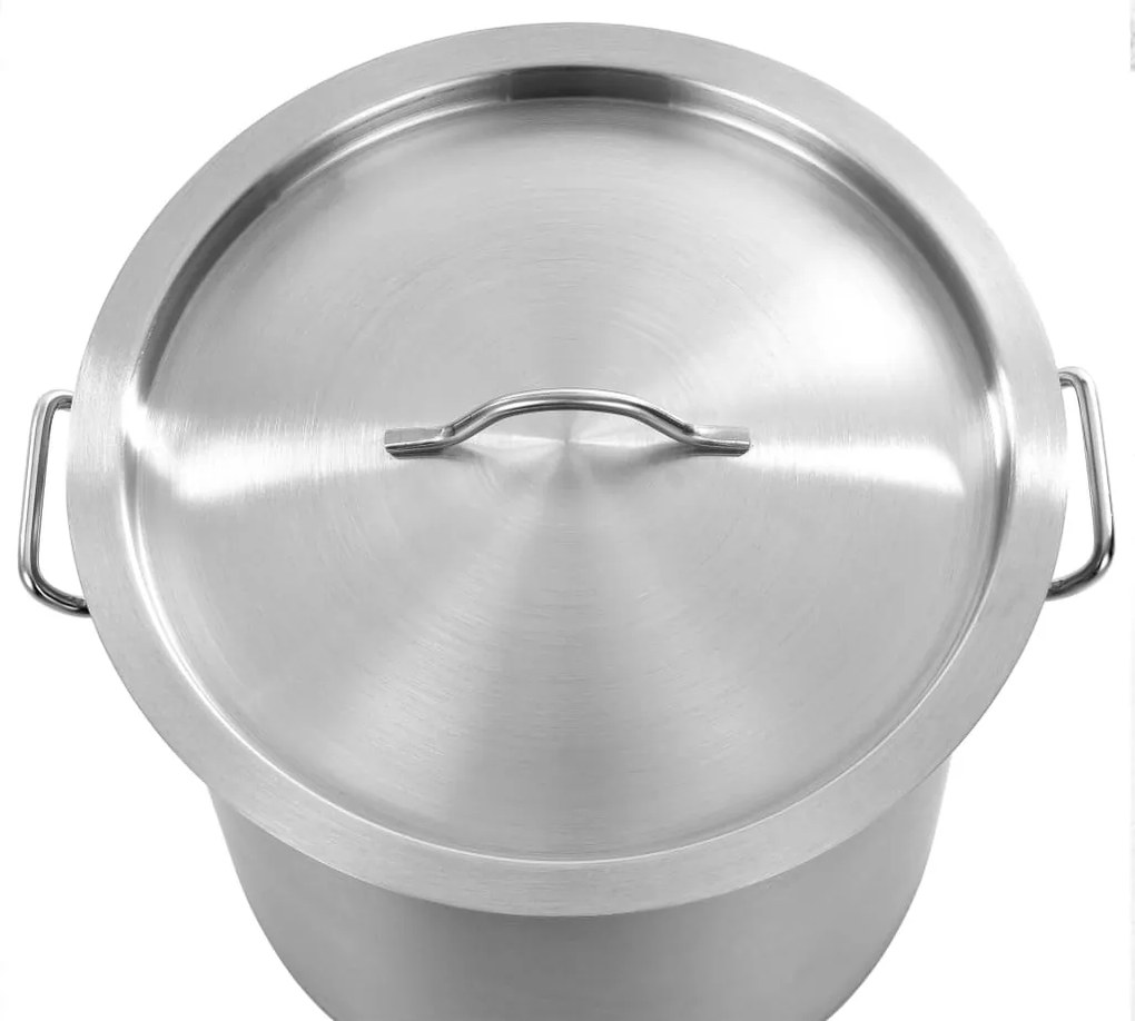 Panela 35 L 36x36 cm aço inoxidável
