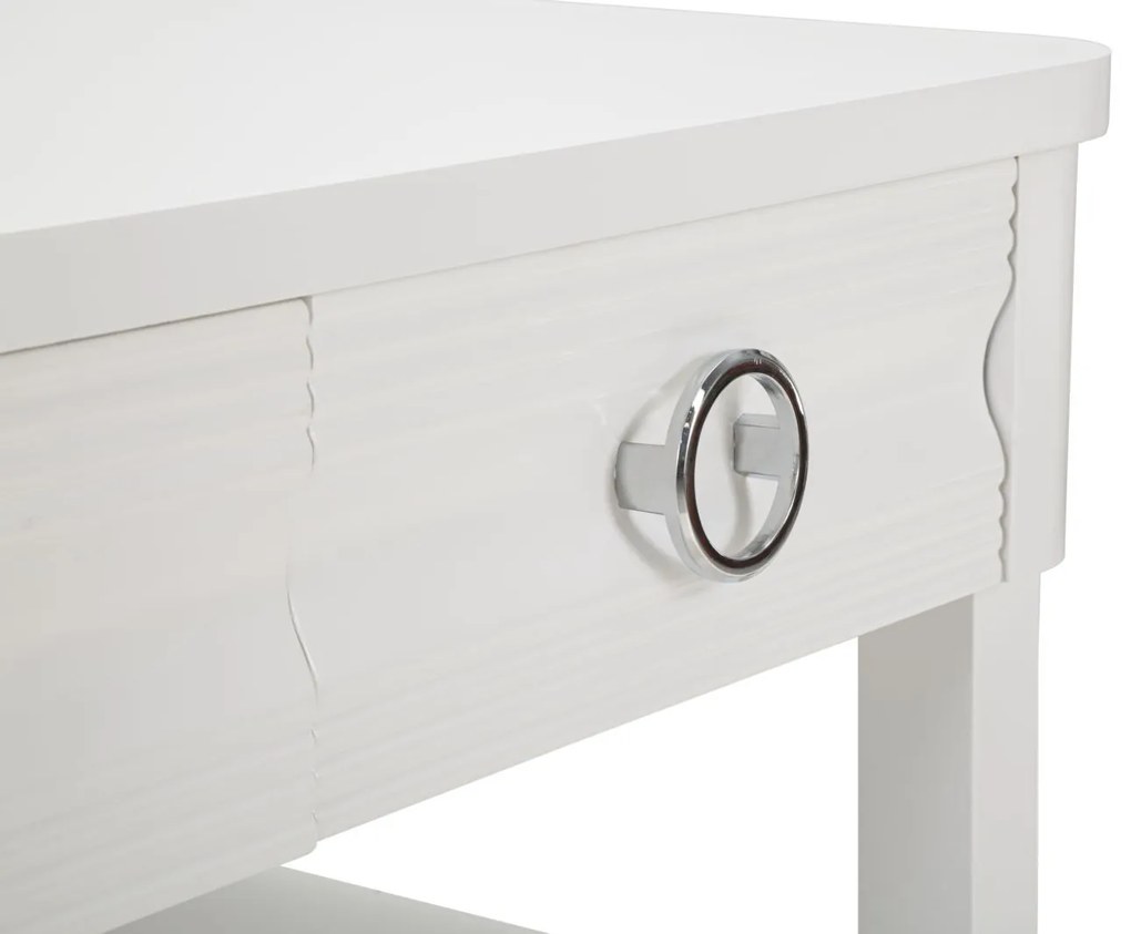 MESA DE CENTRO SHINE 90X60X47 CM BRANCA