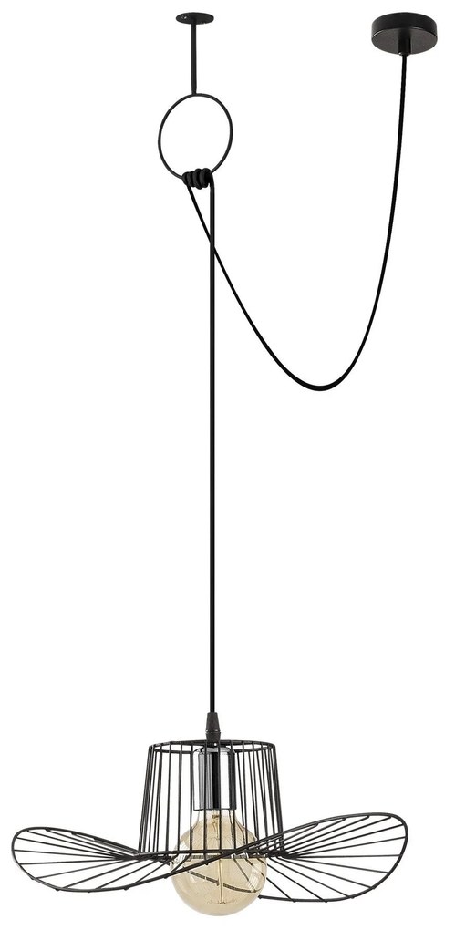 Candeeiro Tel – Preto – 98 x 38 cm