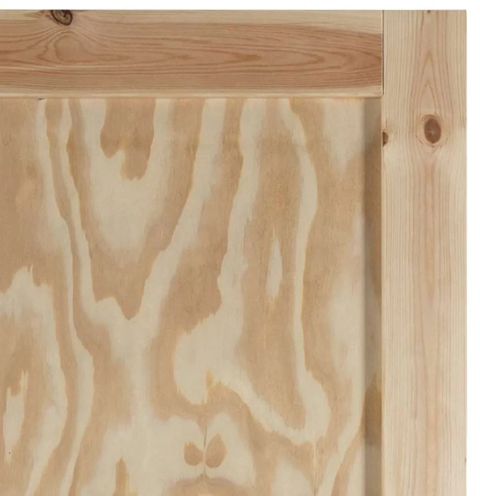 Porta Interna 'ORKDAL'93x232x4 cm de Madeira Sólida de Pinus