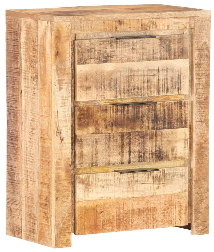 vidaXL Aparador 59x33x75 cm madeira de mangueira áspera