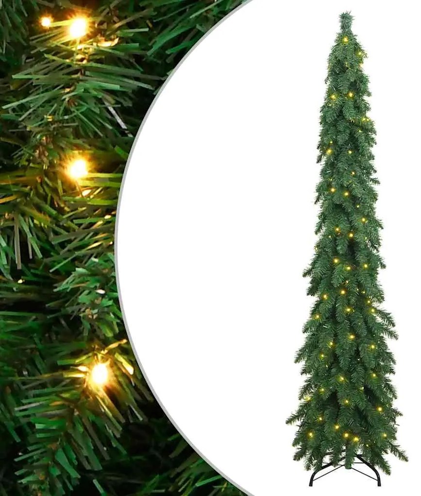 Árvore de Natal artificial pré-iluminada com 130 luzes LED