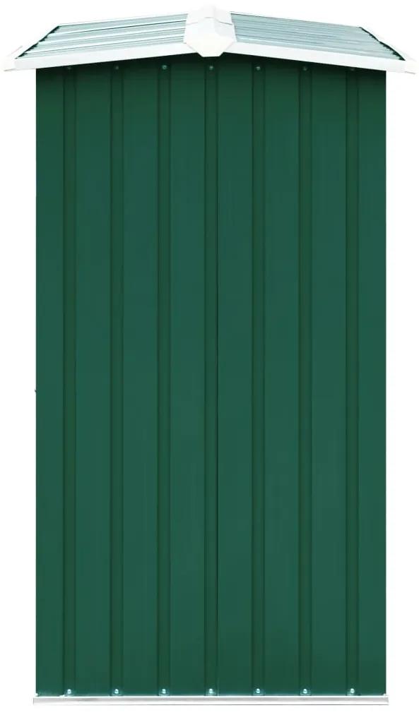 Abrigo para arrumação de troncos aço 172x91x154 cm verde