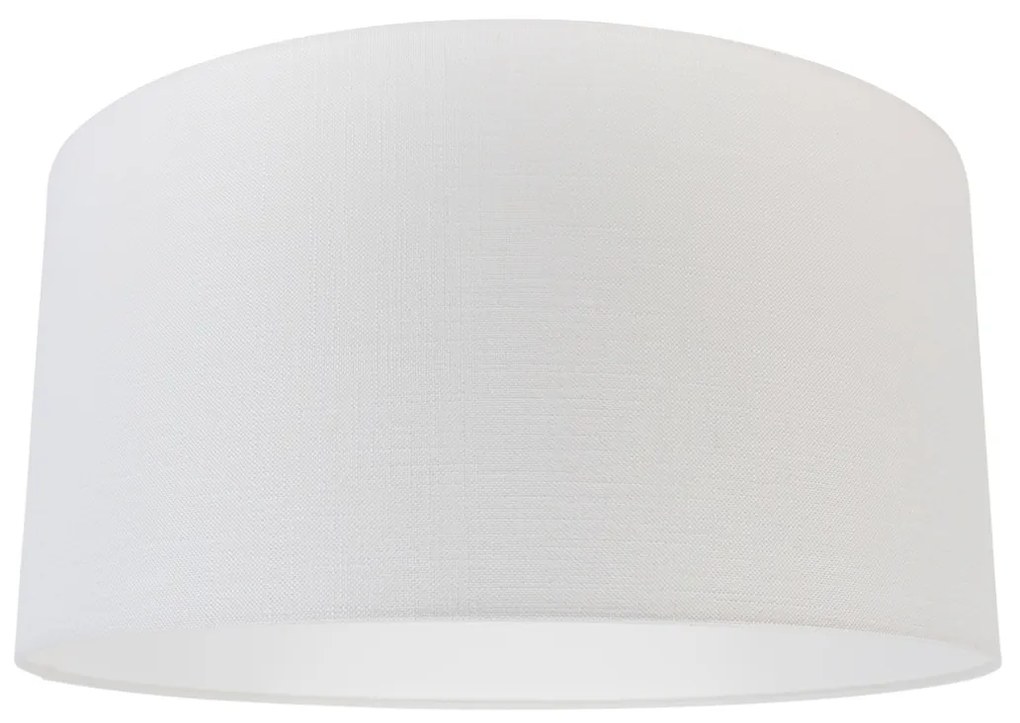 Abajur de tecido branco 50/50/25 Moderno