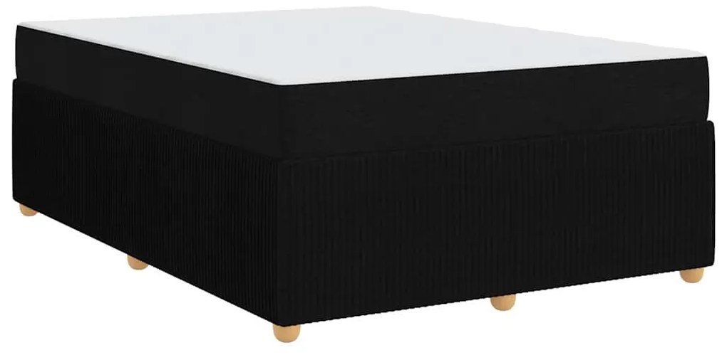 Estrutura da Cama Outros Preto 160 x 200 cm tecido