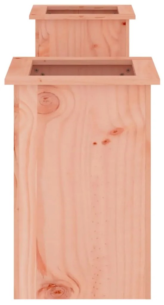 Banco com vasos 184,5x39,5x56,5cm madeira de douglas maciça