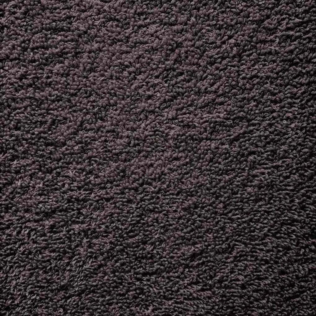Toalhas de mãos 10 pcs 30x30 cm 360 gsm 100% algodão antracite