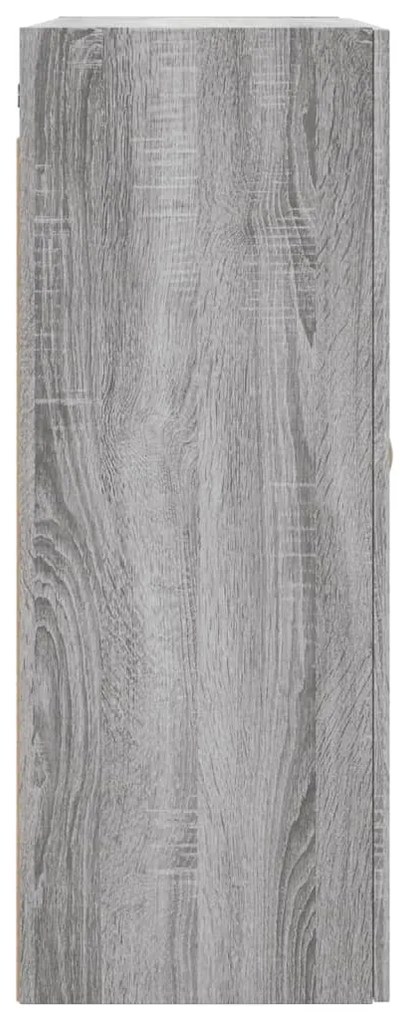 Armários de parede 2 pcs 69,5x34x90 cm cinzento sonoma