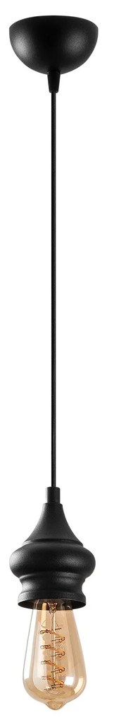 Candeeiro Chandelier Alaaddin – Preto – 9 x 9 cm