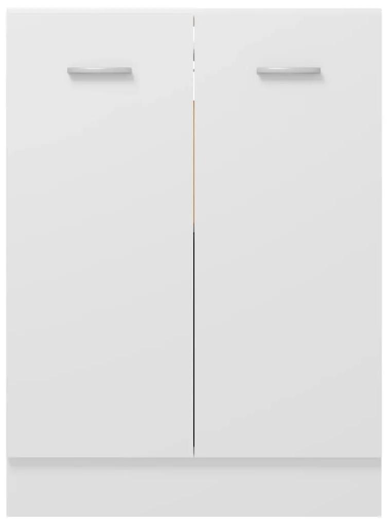 Armário inferior 60x46x81,5 cm contraplacado branco