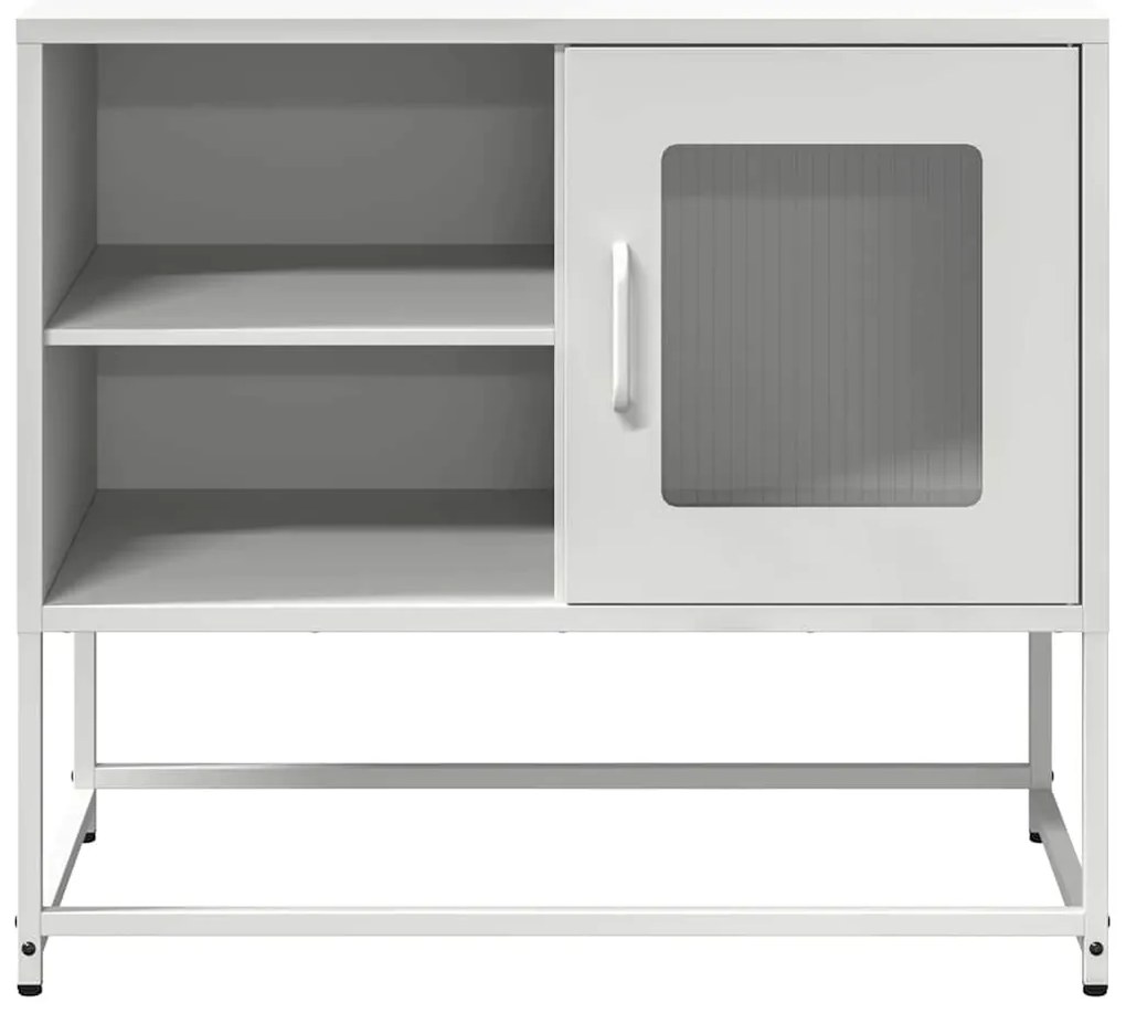Móvel de TV 68x39x60,5 cm aço branco