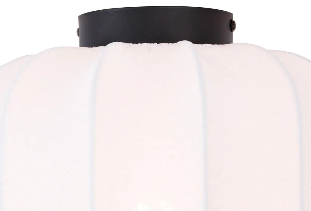 Plafon de teto Japandi branco 25cm - Madleine