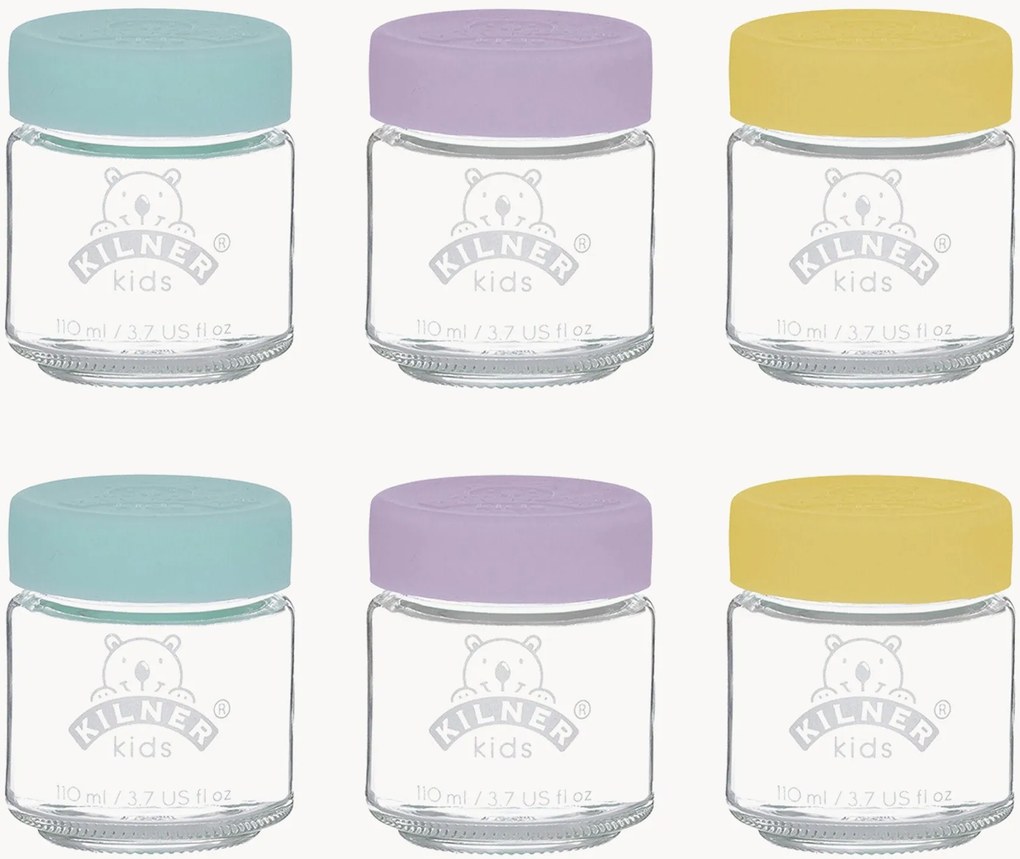 Potes de vidro Kilner Kids, conjunto de 24