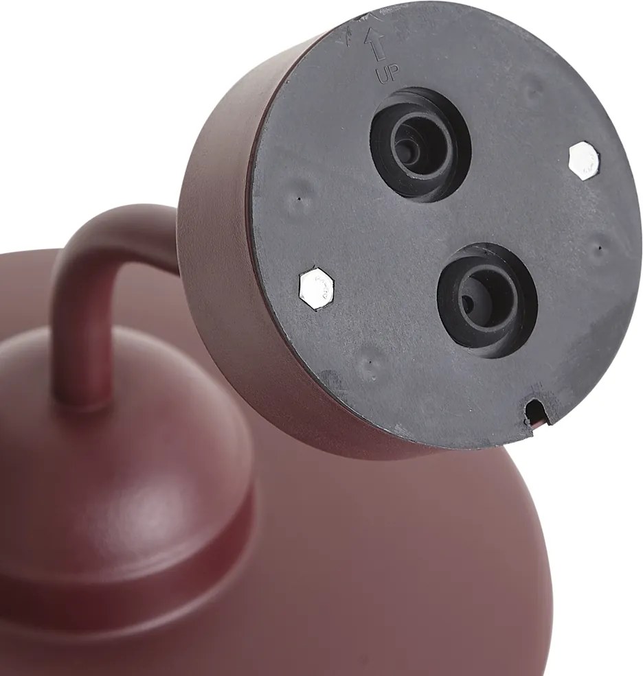 Candeeiro de parede exterior clássico vermelho escuro IP44 - Munique
