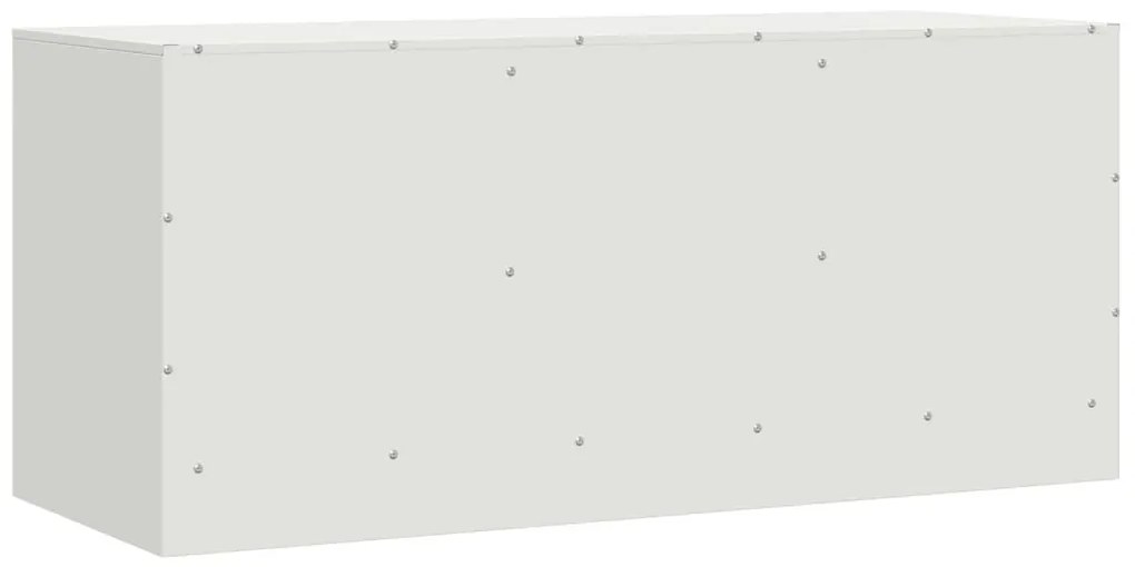 Móvel de TV 99x39x44 cm aço branco