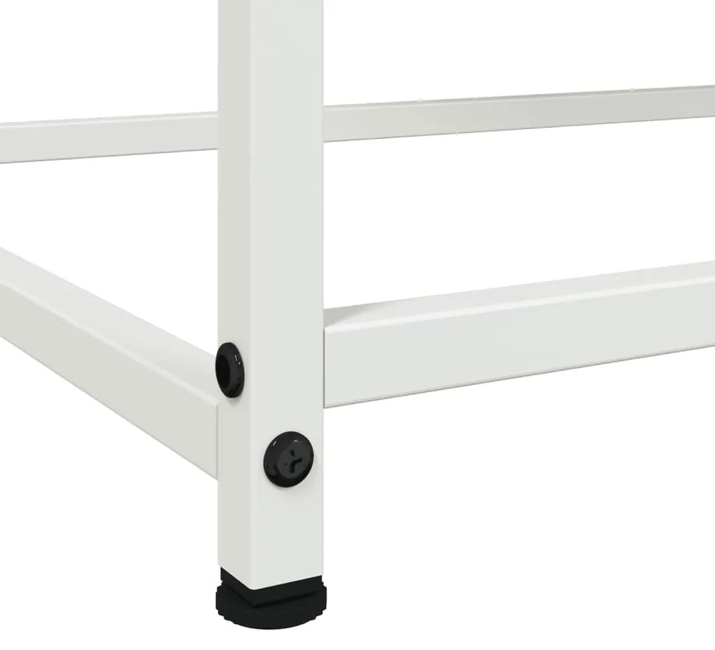 Aparador 100,5x39x107 cm aço branco