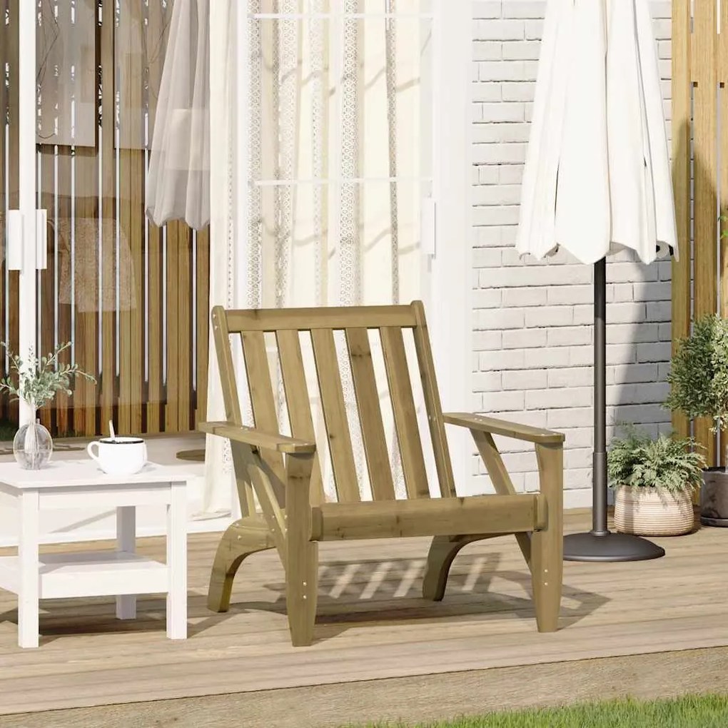 vidaXL Cadeira de jardim Adirondack 75x77x77 cm pinho impregnada