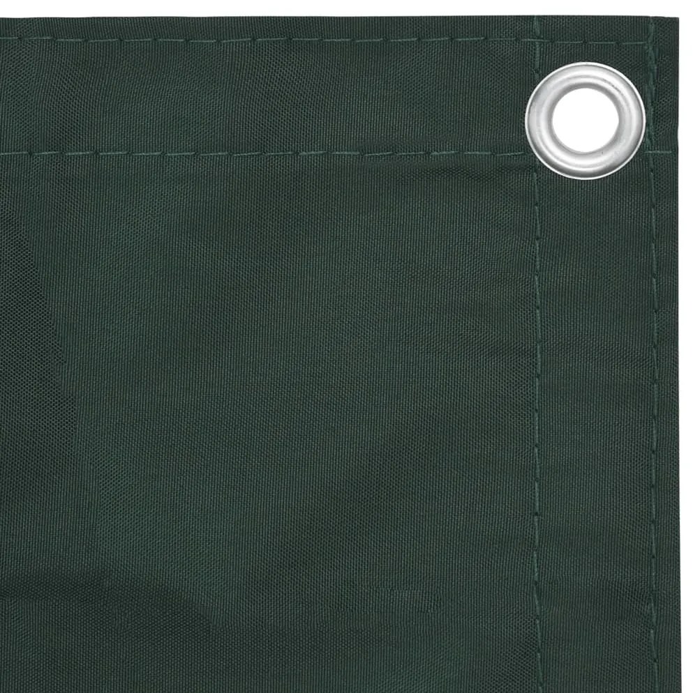Tela de varanda 75x300 cm tecido Oxford verde-escuro