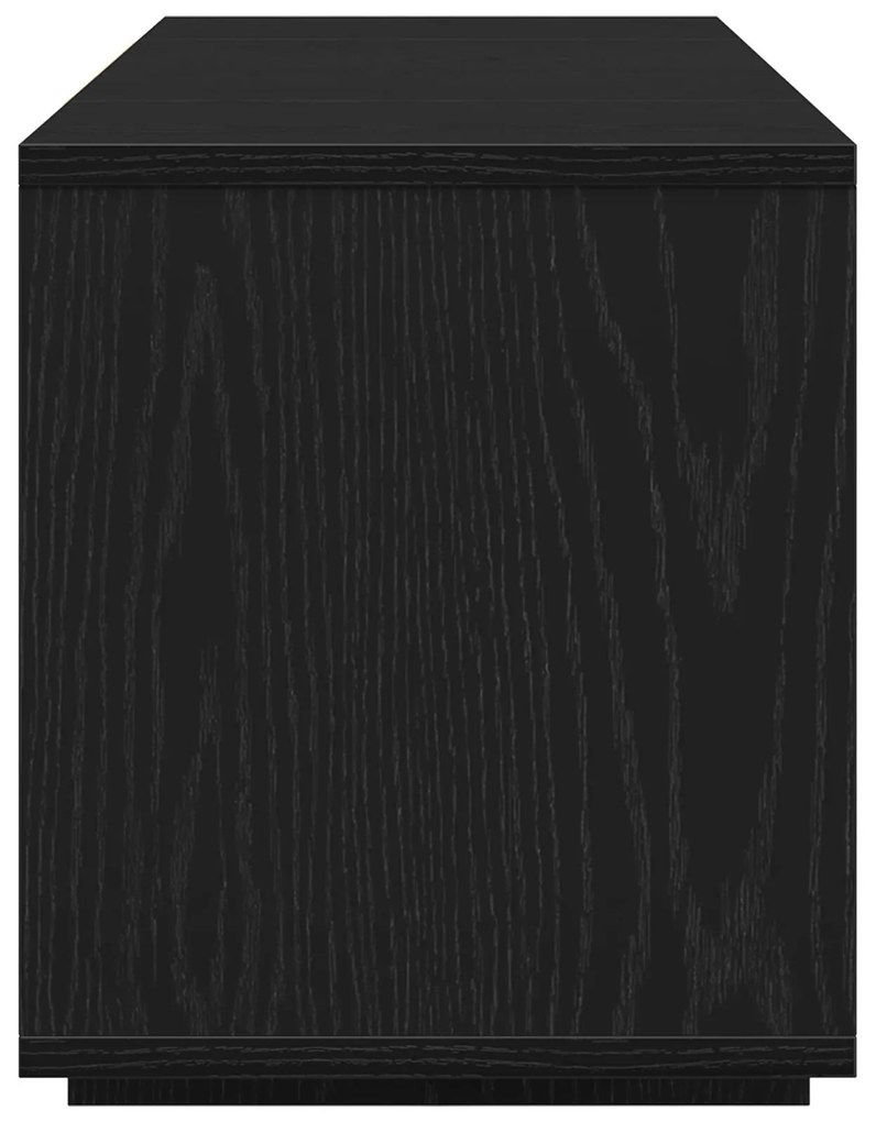 Estante de TV vidaXL - Carvalho Preto - 120x30x40.5 cm - Feito de Made