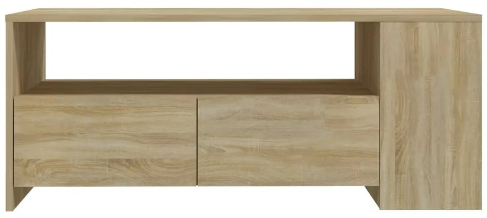 Mesa de centro 102x55x42 cm madeira processada carvalho sonoma