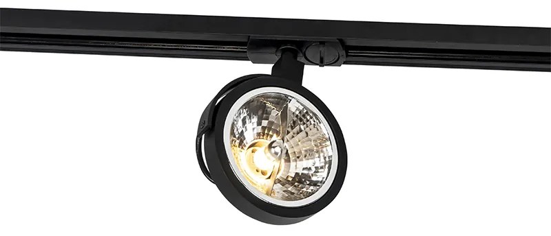 Foco de trilho monofásico preto - Go Moderno