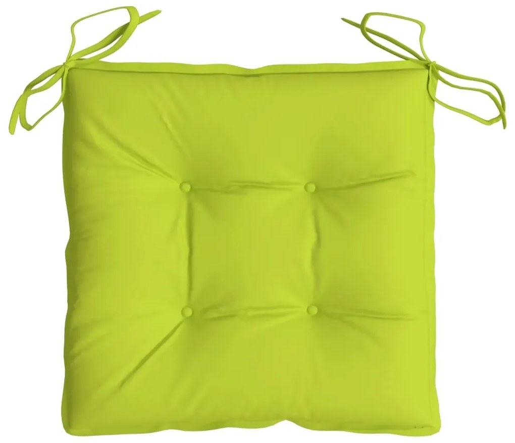 Almofadões móveis de paletes 6pcs tecido oxford verde brilhante