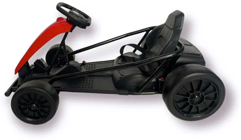 Mini Carrinho Infantil Estilo Kart Drift Elétrico Vermelho