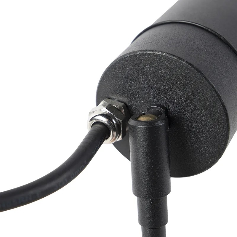 LED Foco de jardim moderno inteligente preto IP44 com Wi-Fi GU10 - Solo Moderno