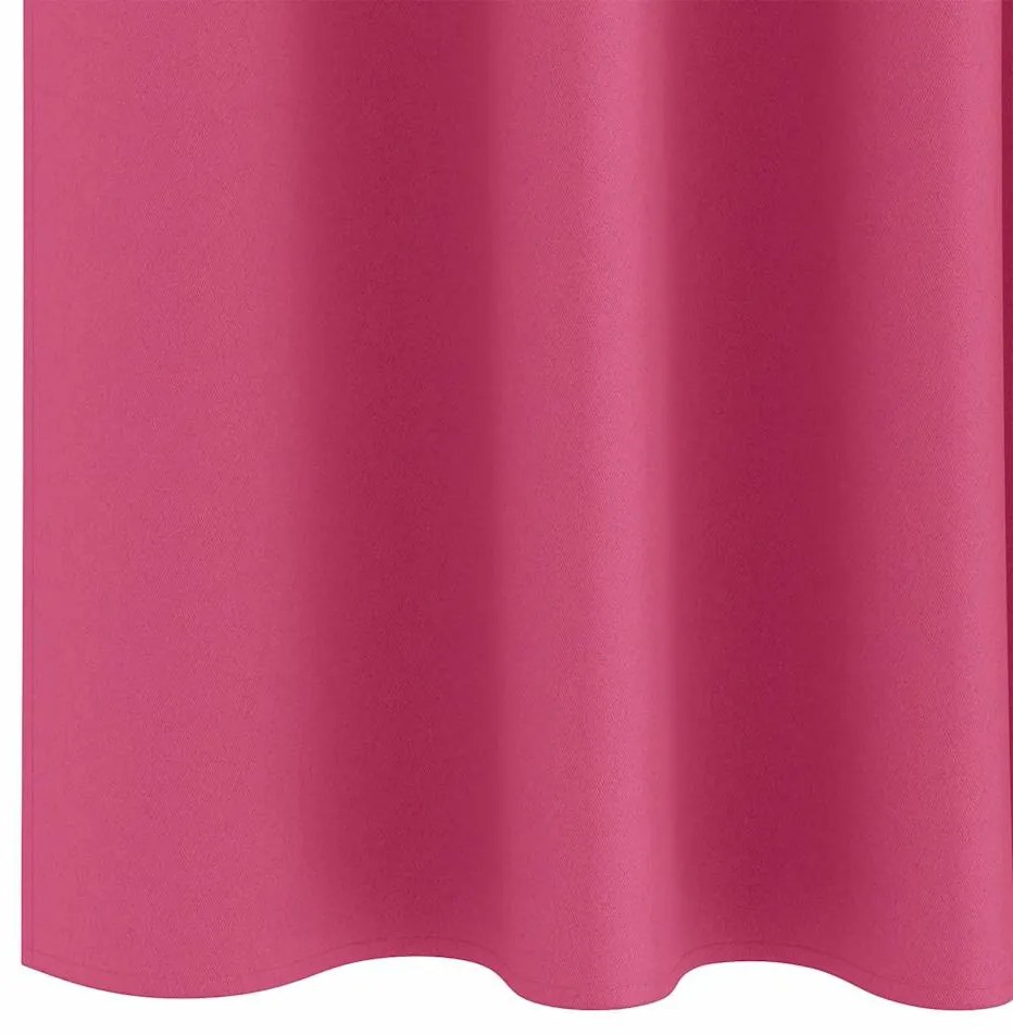 Cortinas 2 pcs Rosa Brilhante 245 x 140 cm Poliéster