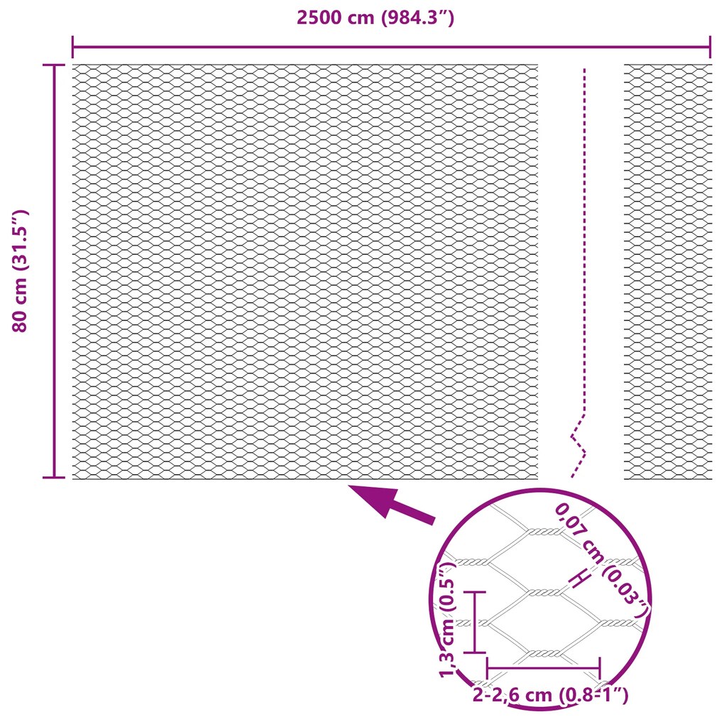 Postes de Cerca vidaXL 11 pcs U-Channel Cinza 80 cm Aço, Cerca Hexagon