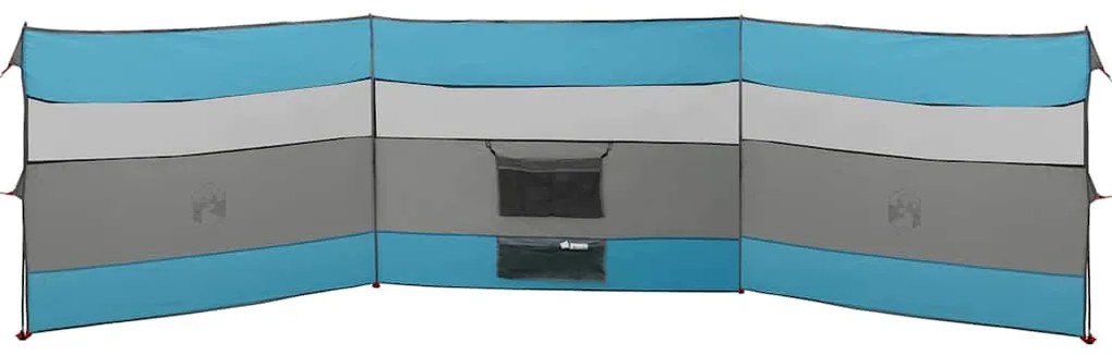 Corta-vento de campismo 508x130 cm impermeável azul