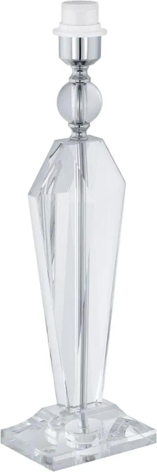 Eglo 49856 - Perna da lâmpada GLASBURY 1xE27/60W/230V cristal