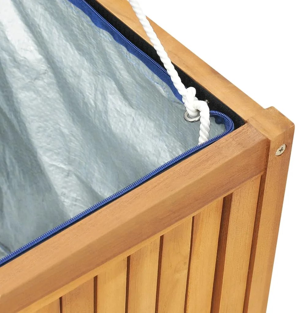 Caixa para jardim 200x50x55 cm madeira de teca maciça