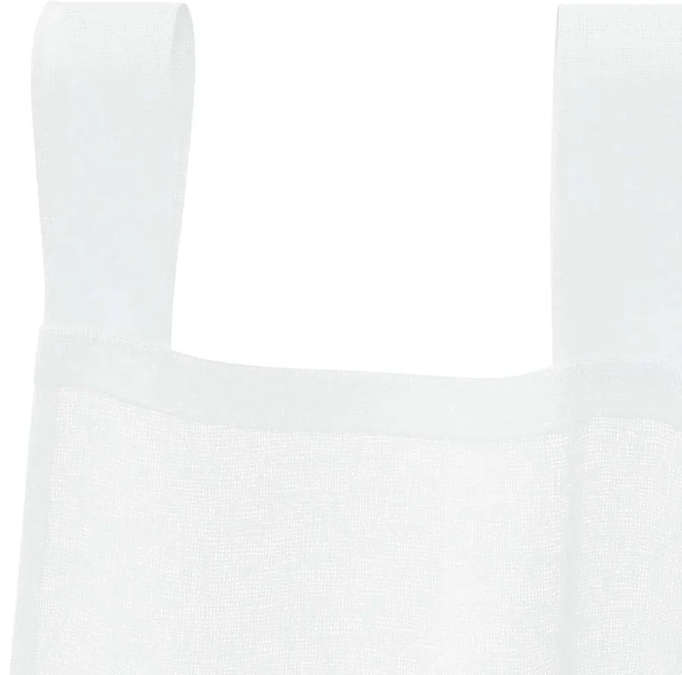 Cortinas com cortinas 2 pcs Branco 140 x 260 cm Poliéster