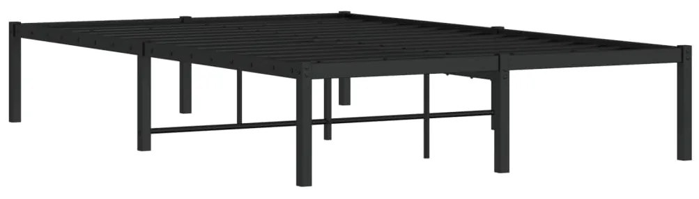 Estrutura de cama 120x190 cm metal preto