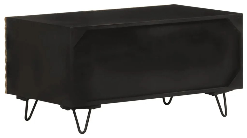 Mesa de centro 90x50x45 cm madeira de mangueira maciça